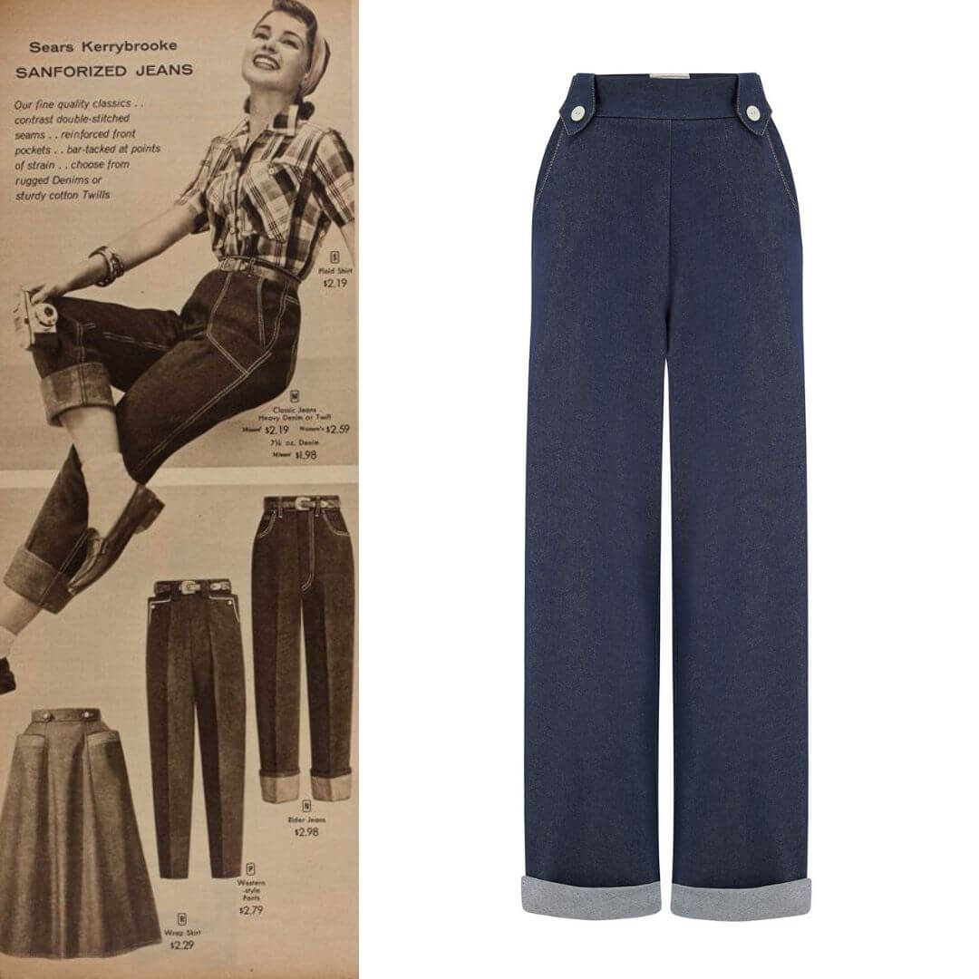A Primer 1930s1950s Trousers  Pants For Women  Wearing History Blog