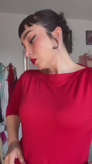 Janet Top in Red